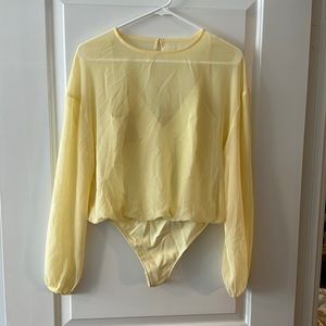 Wilfred yellow bodysuit